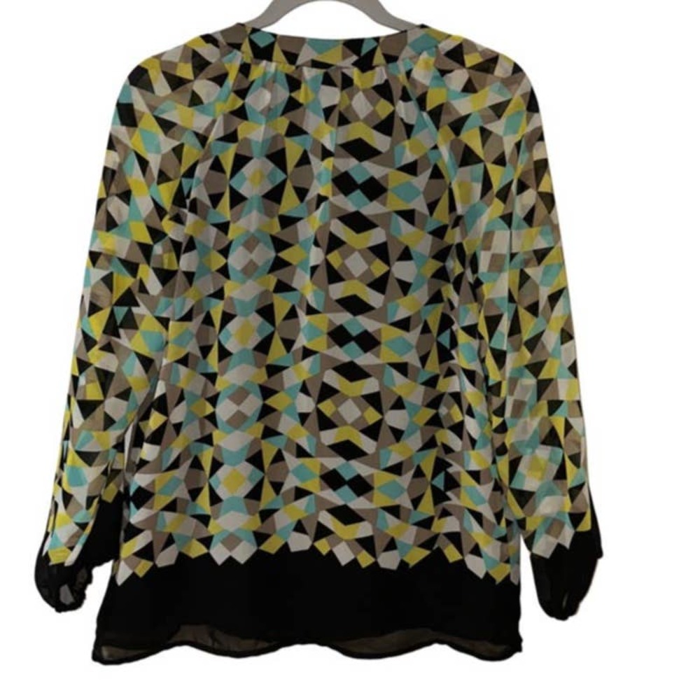 Calvin Klein Multicolor Geometric Pattern Loose F… - image 2